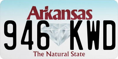 AR license plate 946KWD