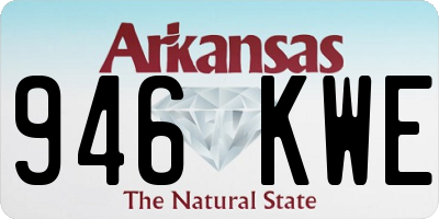 AR license plate 946KWE