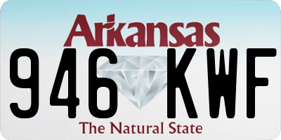 AR license plate 946KWF