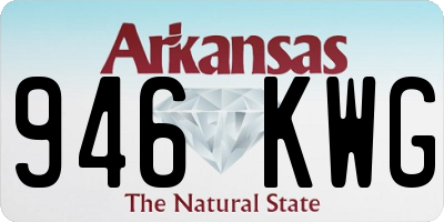 AR license plate 946KWG