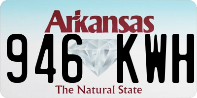 AR license plate 946KWH