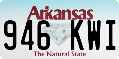 AR license plate 946KWI