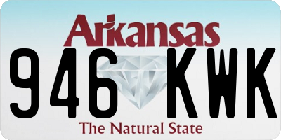AR license plate 946KWK