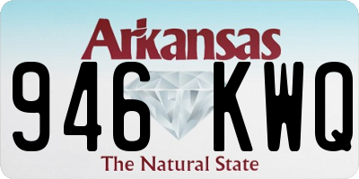 AR license plate 946KWQ
