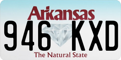 AR license plate 946KXD