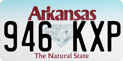 AR license plate 946KXP