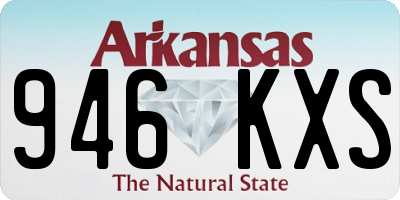 AR license plate 946KXS