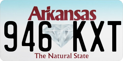 AR license plate 946KXT