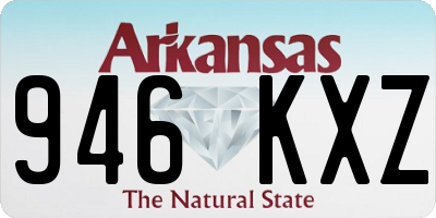 AR license plate 946KXZ