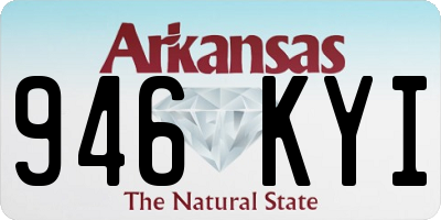 AR license plate 946KYI