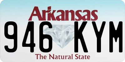AR license plate 946KYM
