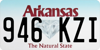 AR license plate 946KZI
