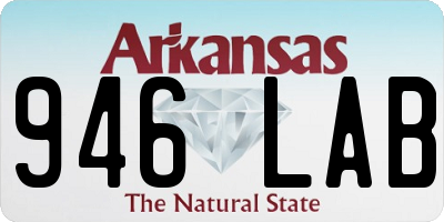 AR license plate 946LAB