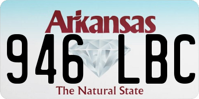 AR license plate 946LBC
