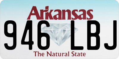AR license plate 946LBJ