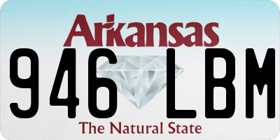 AR license plate 946LBM