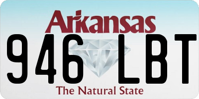 AR license plate 946LBT