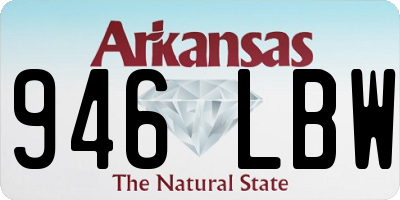 AR license plate 946LBW