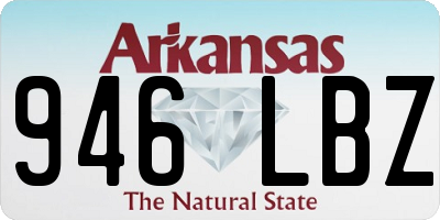 AR license plate 946LBZ