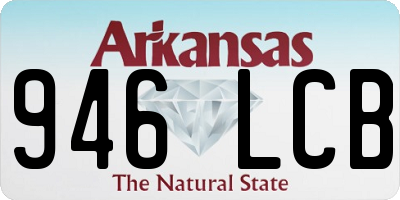 AR license plate 946LCB