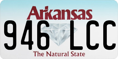 AR license plate 946LCC