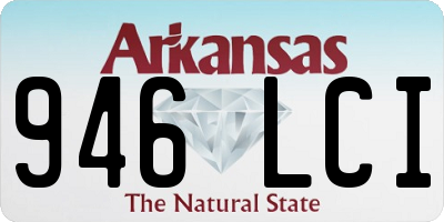 AR license plate 946LCI