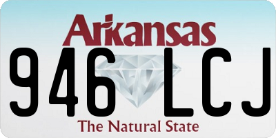 AR license plate 946LCJ