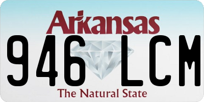 AR license plate 946LCM