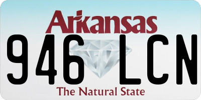 AR license plate 946LCN