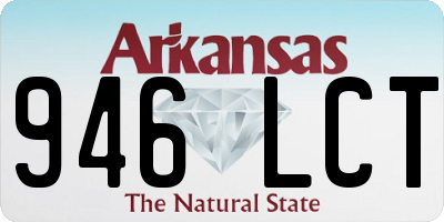 AR license plate 946LCT