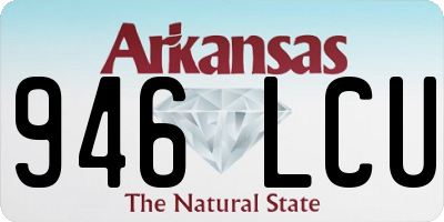 AR license plate 946LCU