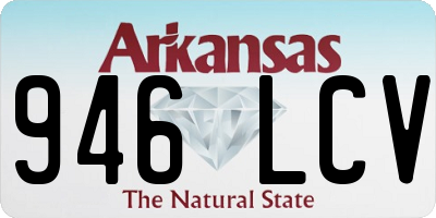 AR license plate 946LCV