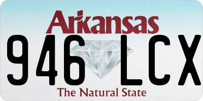 AR license plate 946LCX
