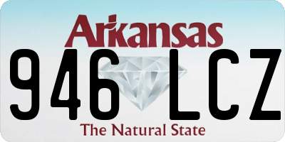 AR license plate 946LCZ