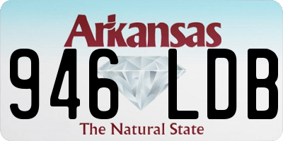 AR license plate 946LDB