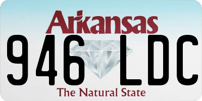 AR license plate 946LDC