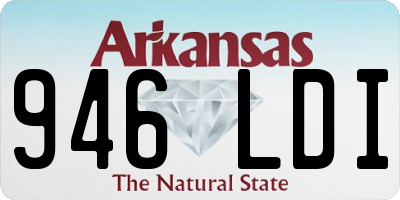 AR license plate 946LDI