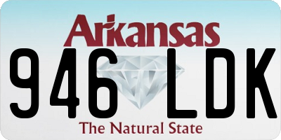 AR license plate 946LDK