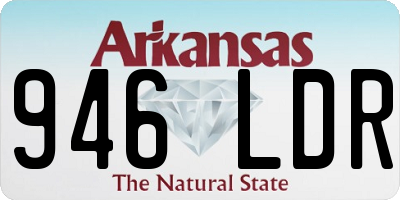 AR license plate 946LDR