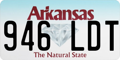 AR license plate 946LDT