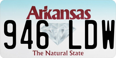 AR license plate 946LDW