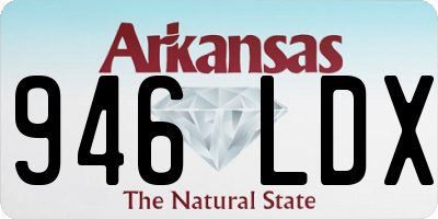 AR license plate 946LDX