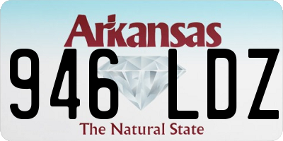 AR license plate 946LDZ