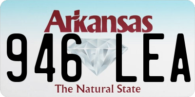 AR license plate 946LEA