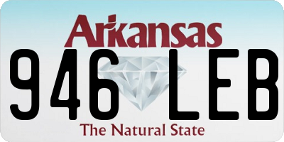 AR license plate 946LEB