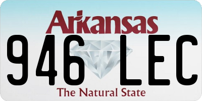 AR license plate 946LEC
