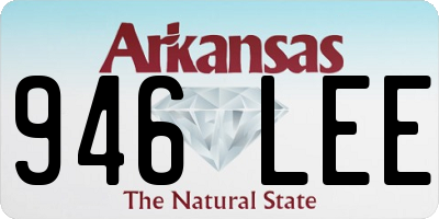 AR license plate 946LEE
