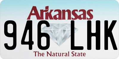 AR license plate 946LHK