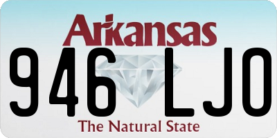 AR license plate 946LJO