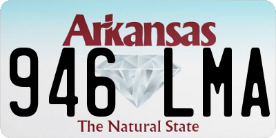 AR license plate 946LMA